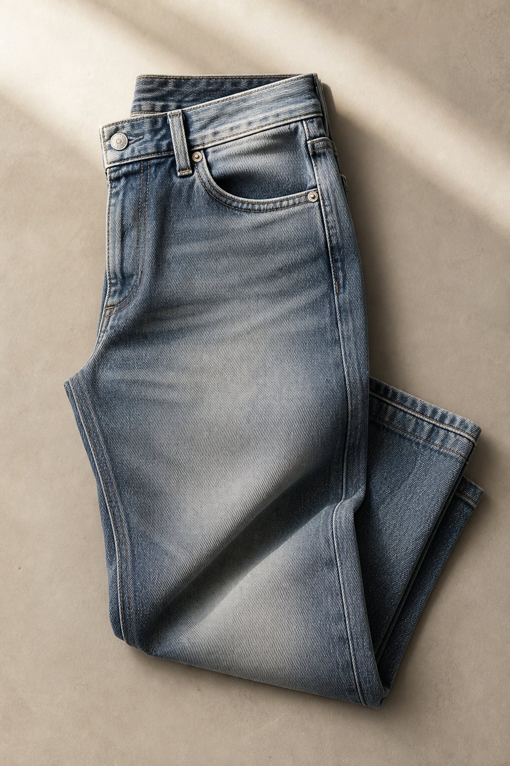 greenwashing denim — detail photograph