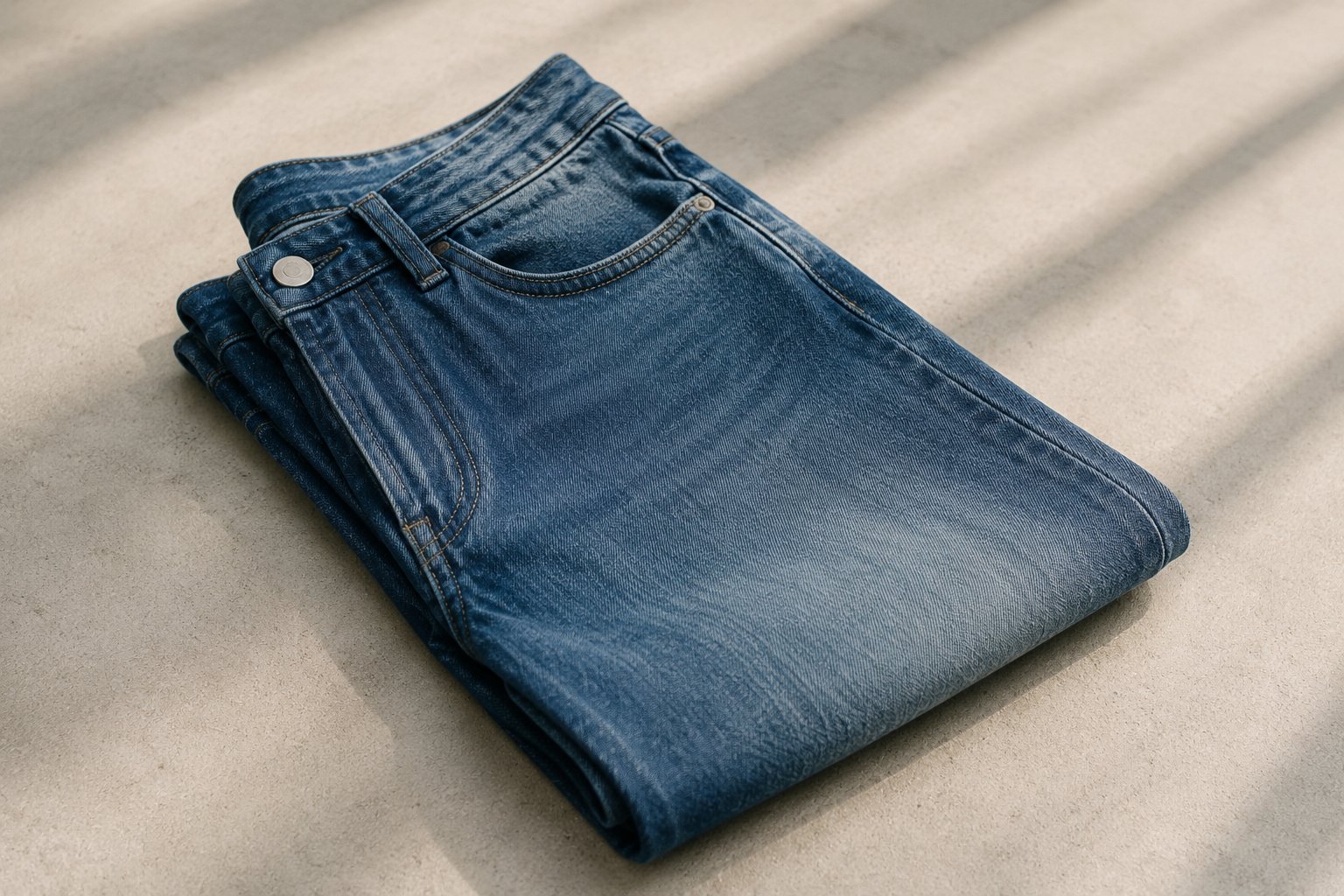 sustainable denim buying guide — detail photograph