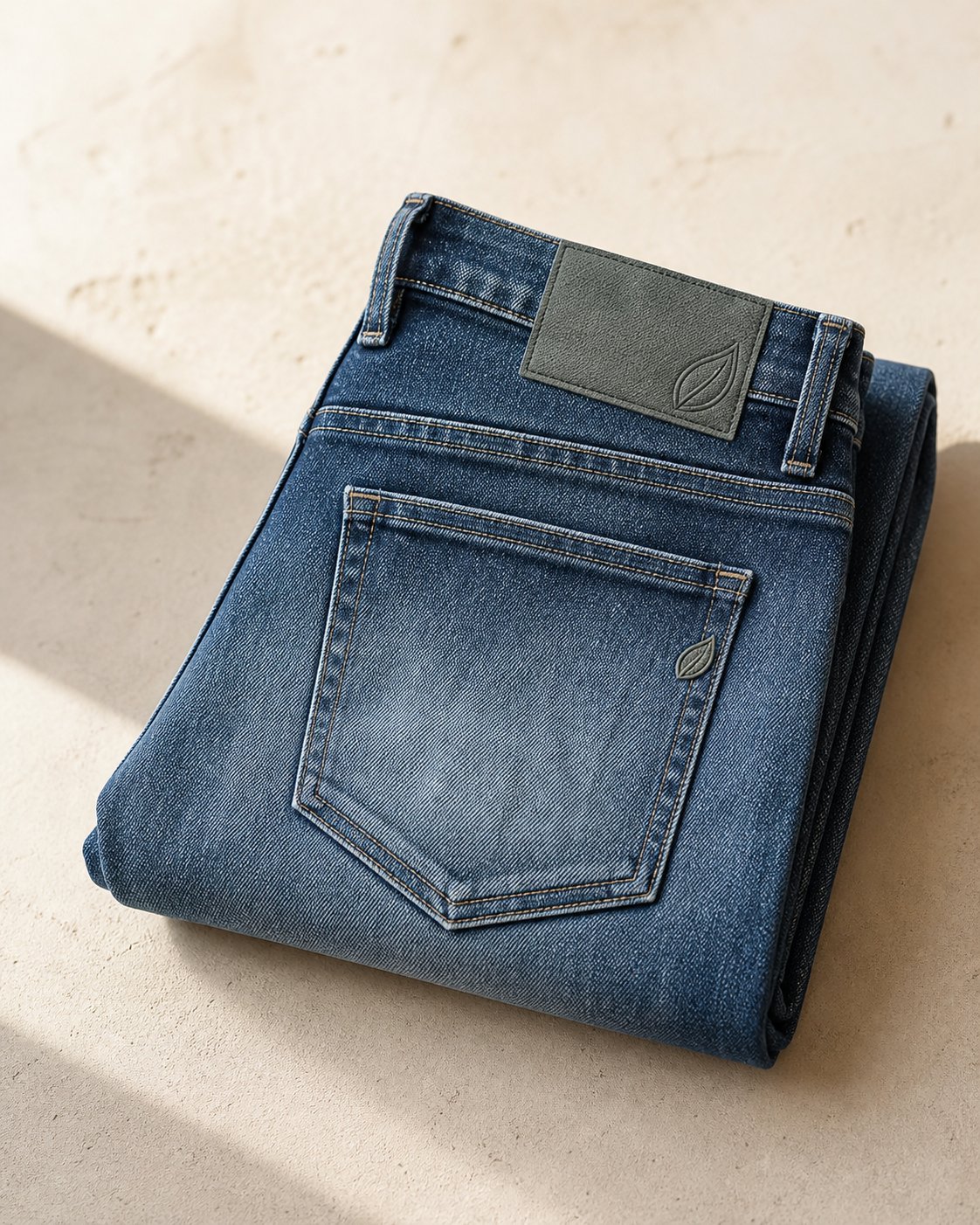 sustainable denim wash — detail photograph
