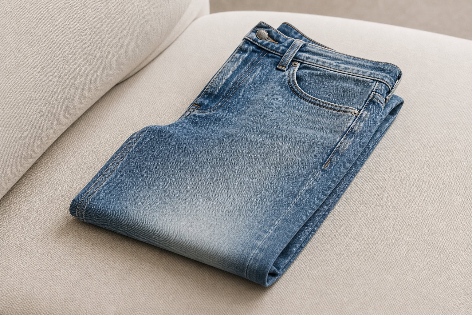 avoid greenwashing jeans — detail photograph