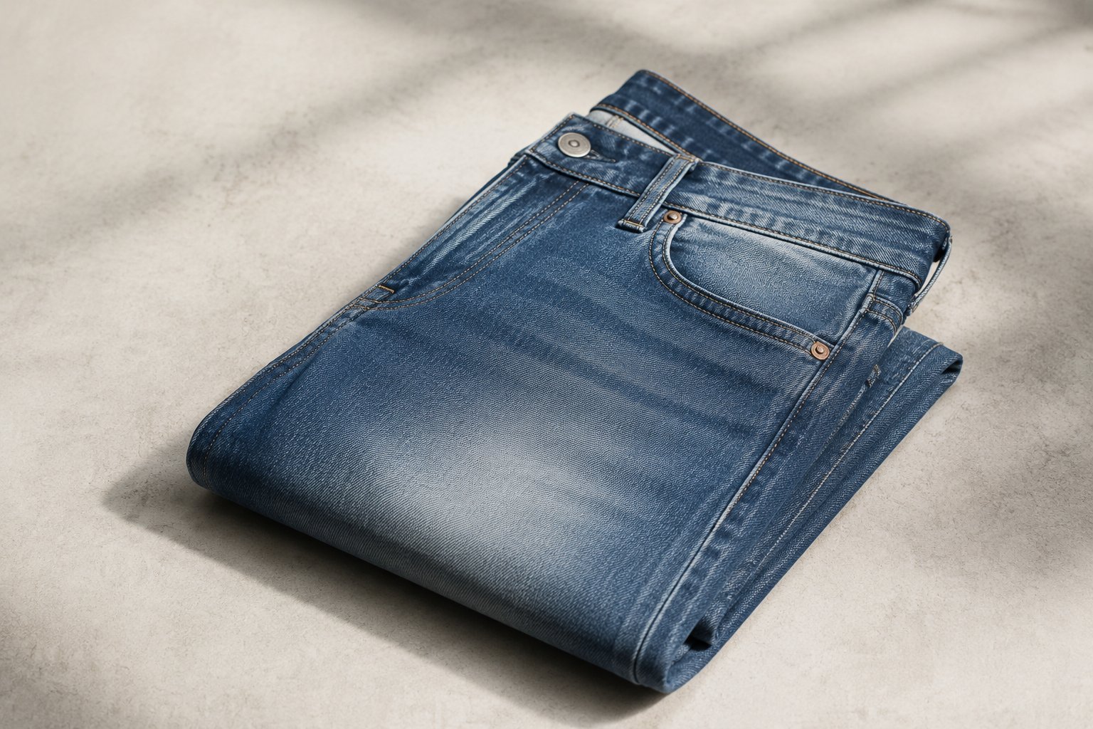 eco-friendly jeans — detail photograph