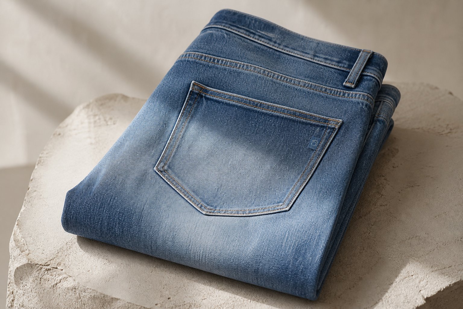 verify sustainable denim — detail photograph