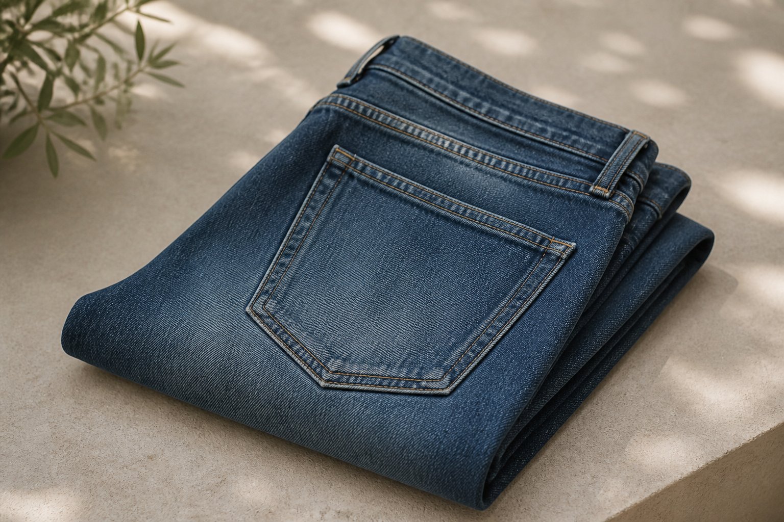 eco-friendly denim — detail photograph