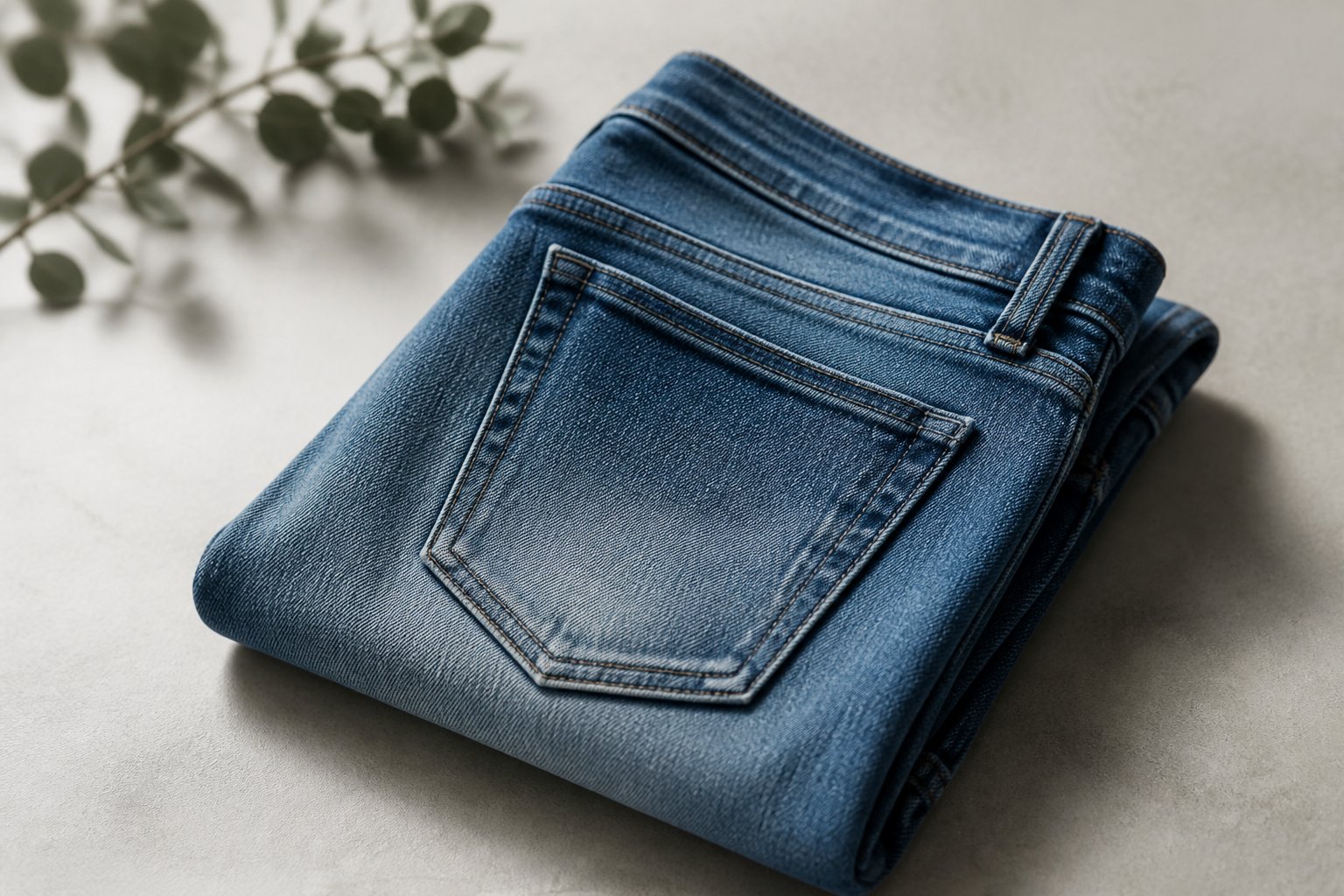 eco-friendly denim 2026 — detail photograph