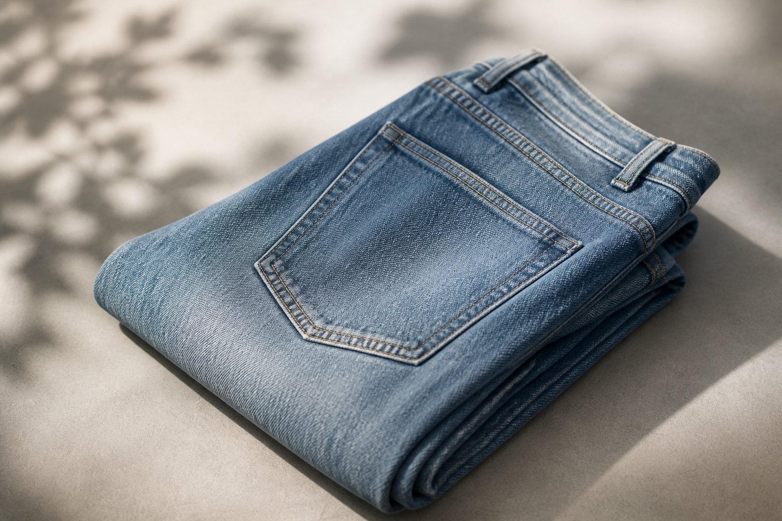 eco-friendly jeans guide — detail photograph