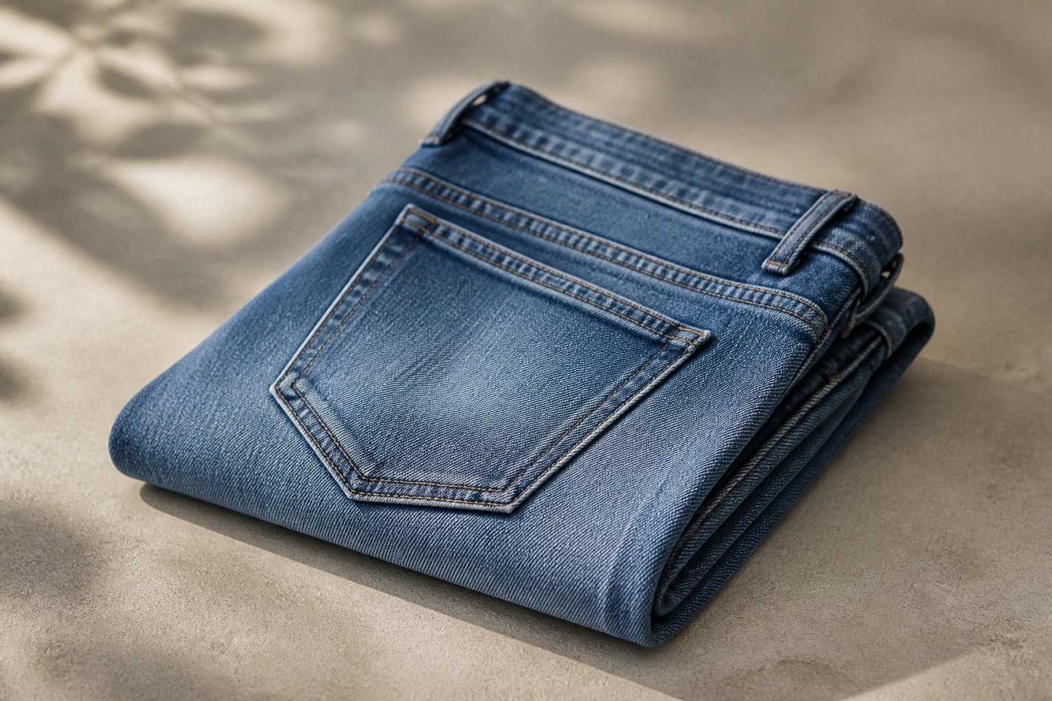 eco-friendly denim — detail photograph
