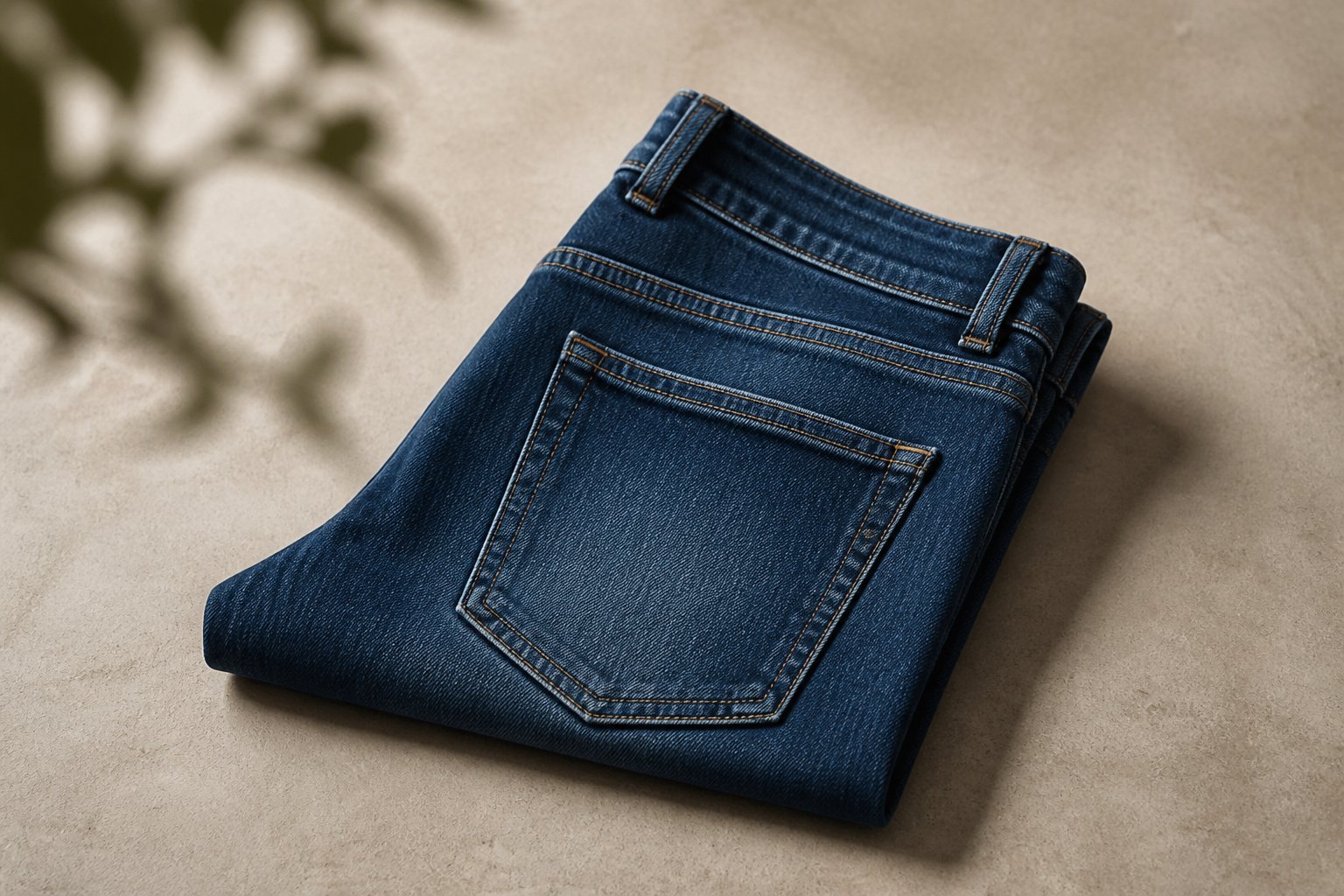 eco-friendly jeans — detail photograph