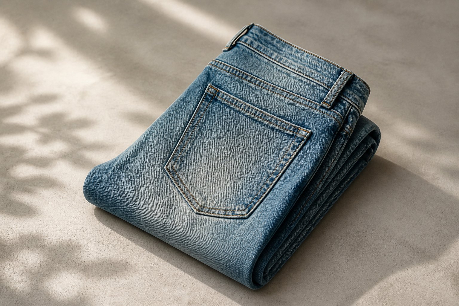laser ozone denim — detail photograph
