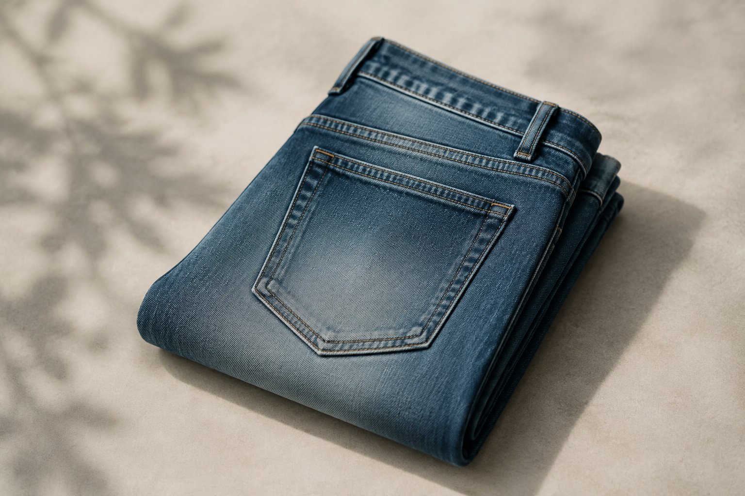 sustainable denim brands — detail photograph