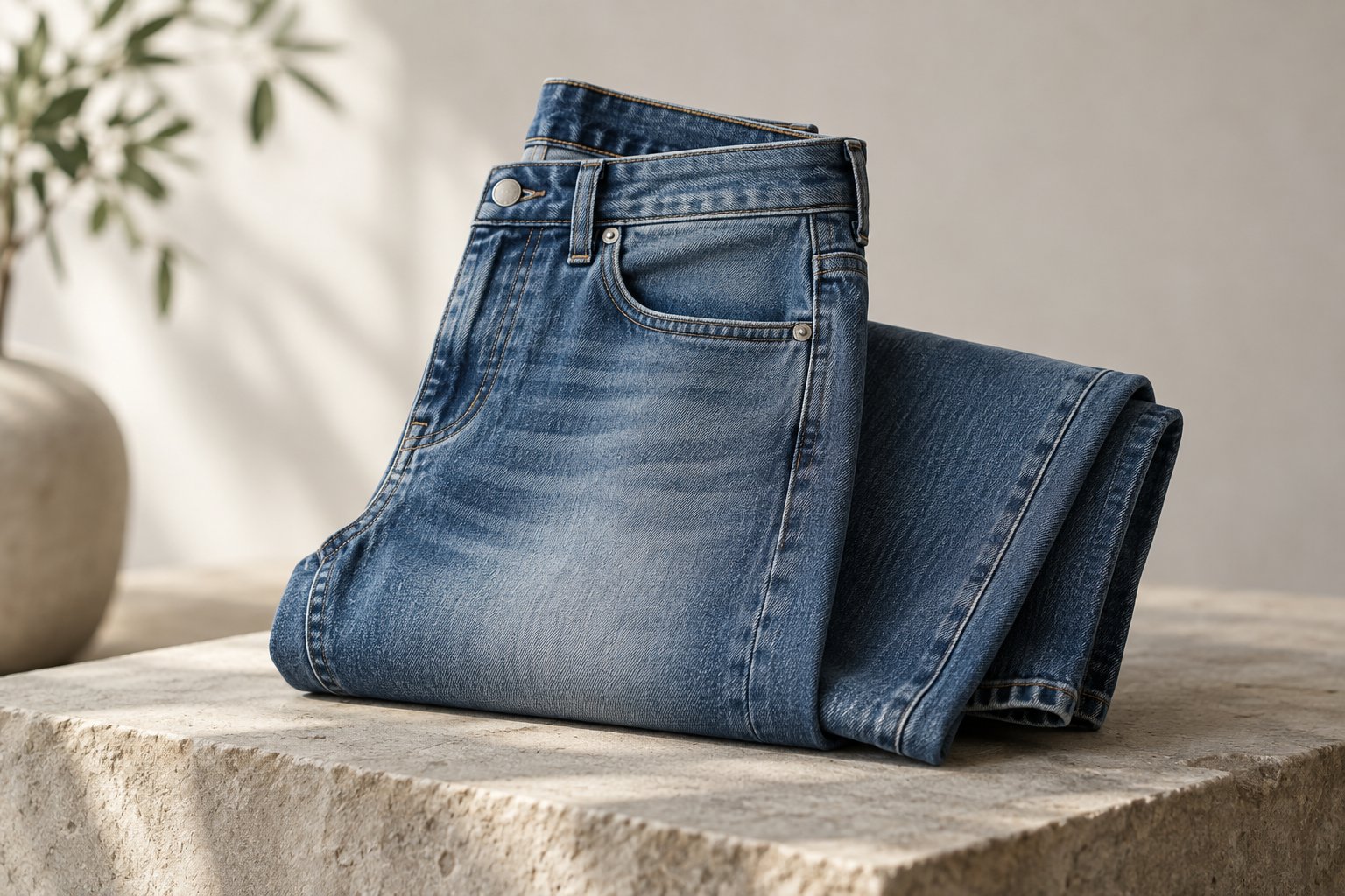 eco-friendly denim greenwashing — detail photograph