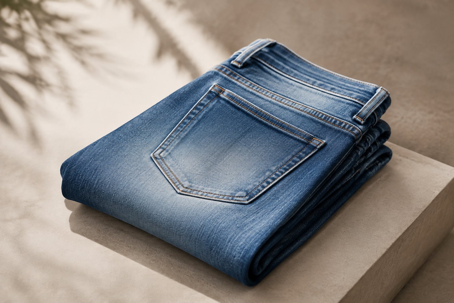 sustainable denim sizing — detail photograph