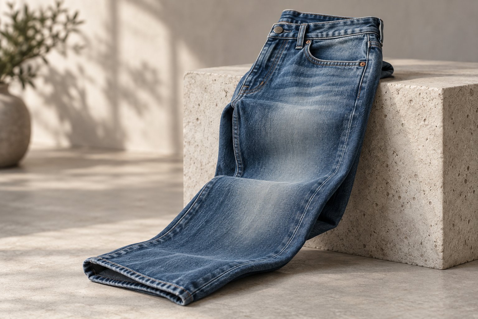sustainable denim certifications — detail photograph