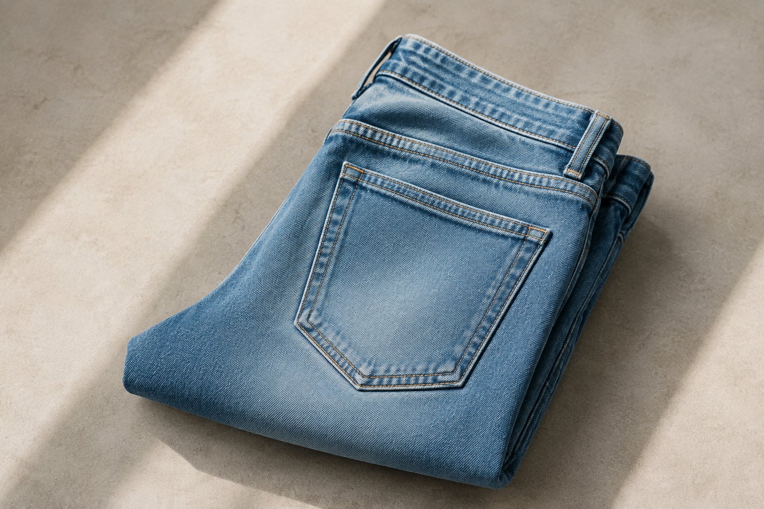 sustainable jeans 2026 — detail photograph